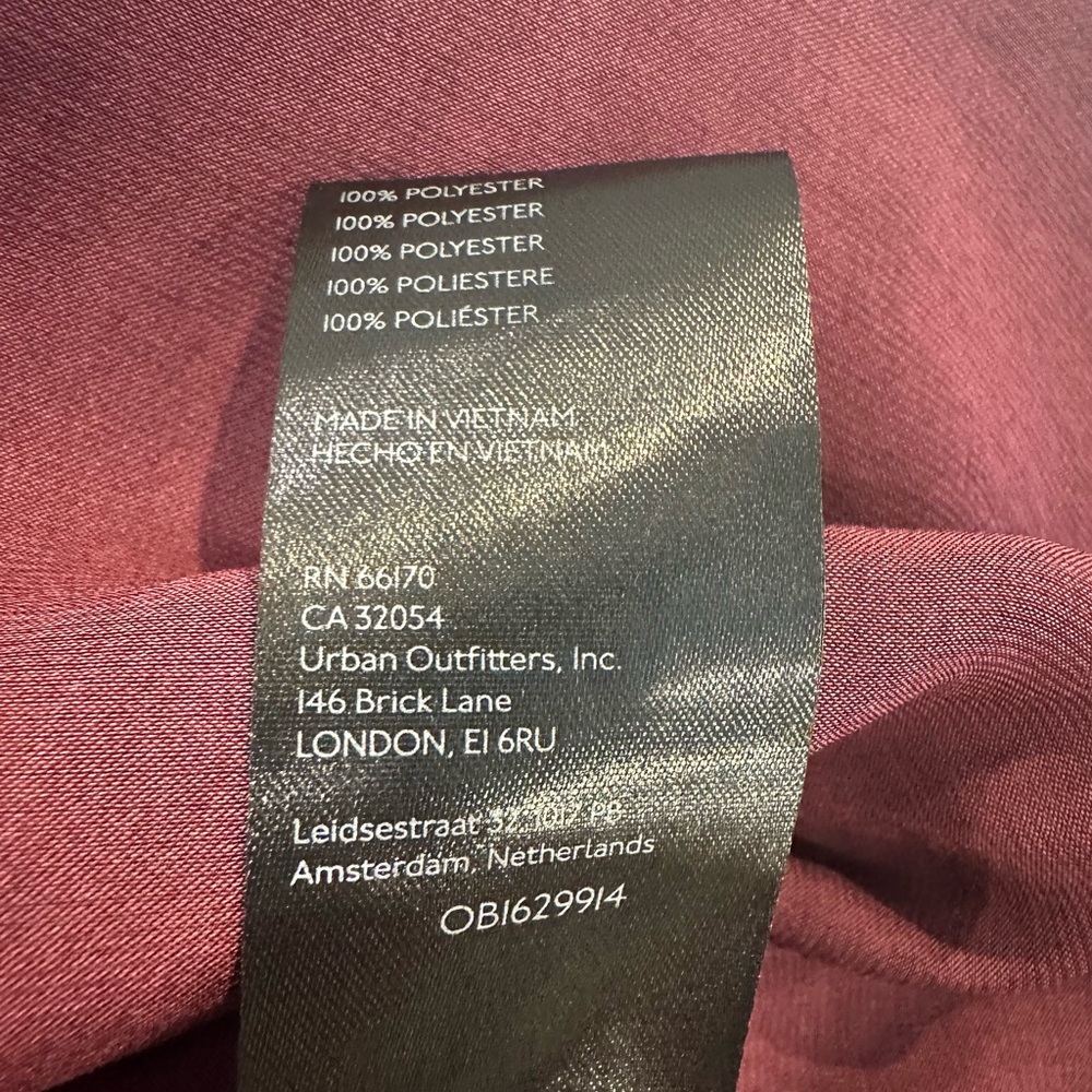 Anthropologie Burgundy Blouse - Picture 8 of 8